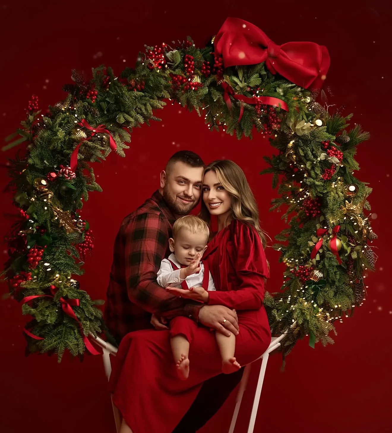 Décor de Noël « La balançoire de Noel » au studio Mini Moi
