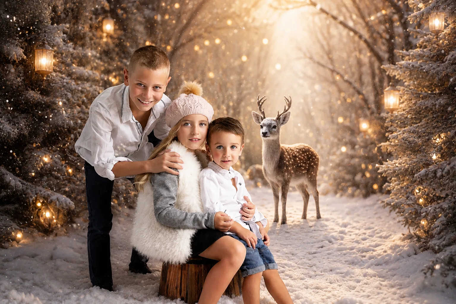 Décor de Noël « La Forêt enchantée » au studio Mini Moi
