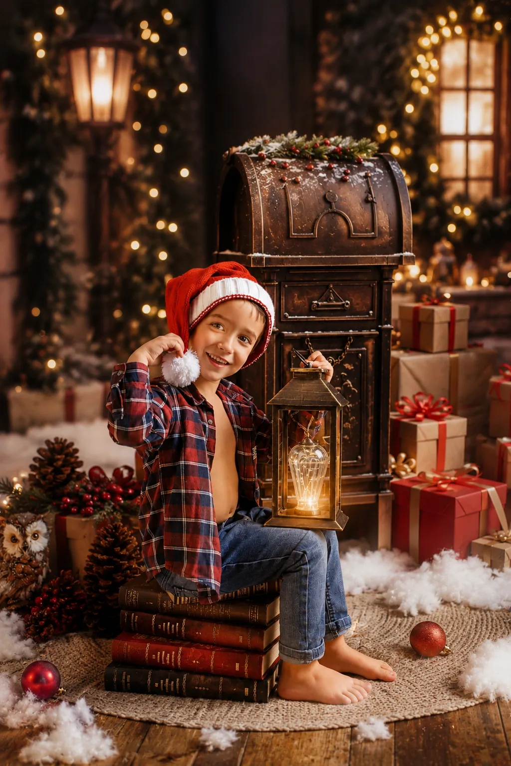 Décor de Noël « La Nuit étoilée » au studio Mini Moi