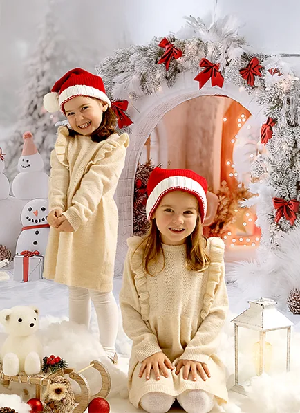 Décor de Noël « L'igloo blanc » au studio Mini Moi