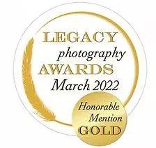 Legacy Photography Awards — Honorable Mention Gold, March 2022